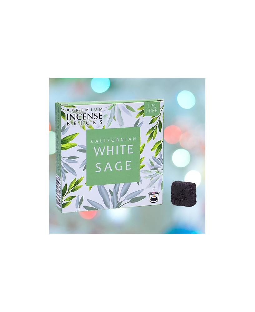 Ladrillos de Incienso Salvia Blanca, Aromafume