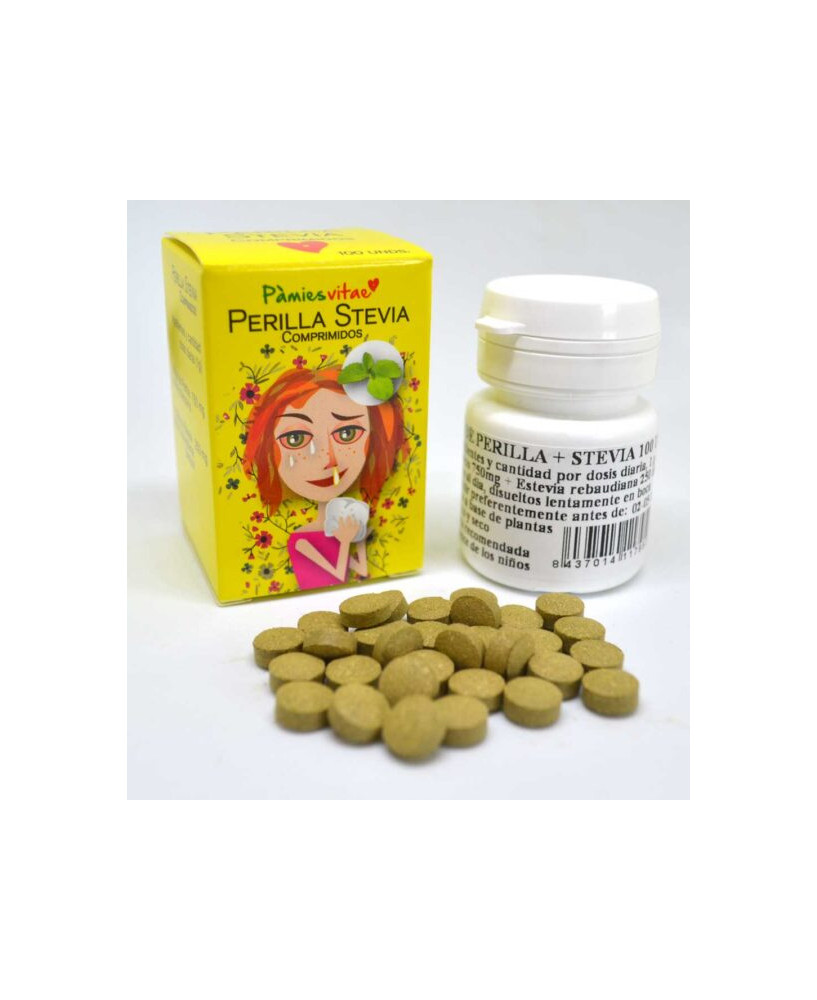 Comprimidos de Estevia+Perilla (100 und.)