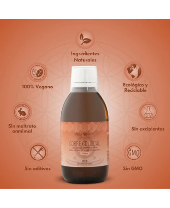 Cobre Coloidal 20 PPM, 100ml