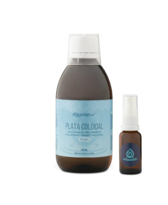 Plata Coloidal 20 PPM, 250ml