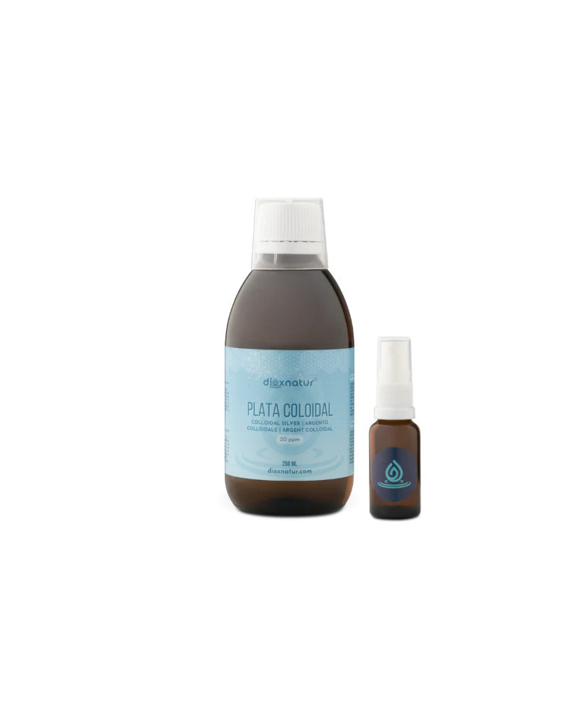 Plata Coloidal 20 PPM, 250ml