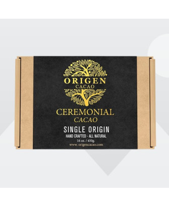 Cacao crudo ceremonial – Origen único – Producido por la tribu Arhuaca de Colombia