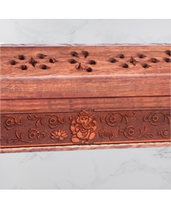 Caja de Quemar y Guardar Inciensos con Ganesha