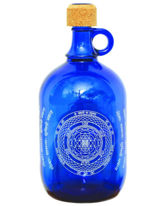 Botella Flor de la Vida y Sri Yantra 1 L