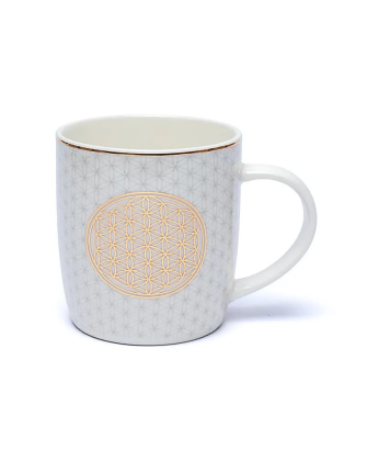 Taza de Té con Infusor Flor de la Vida