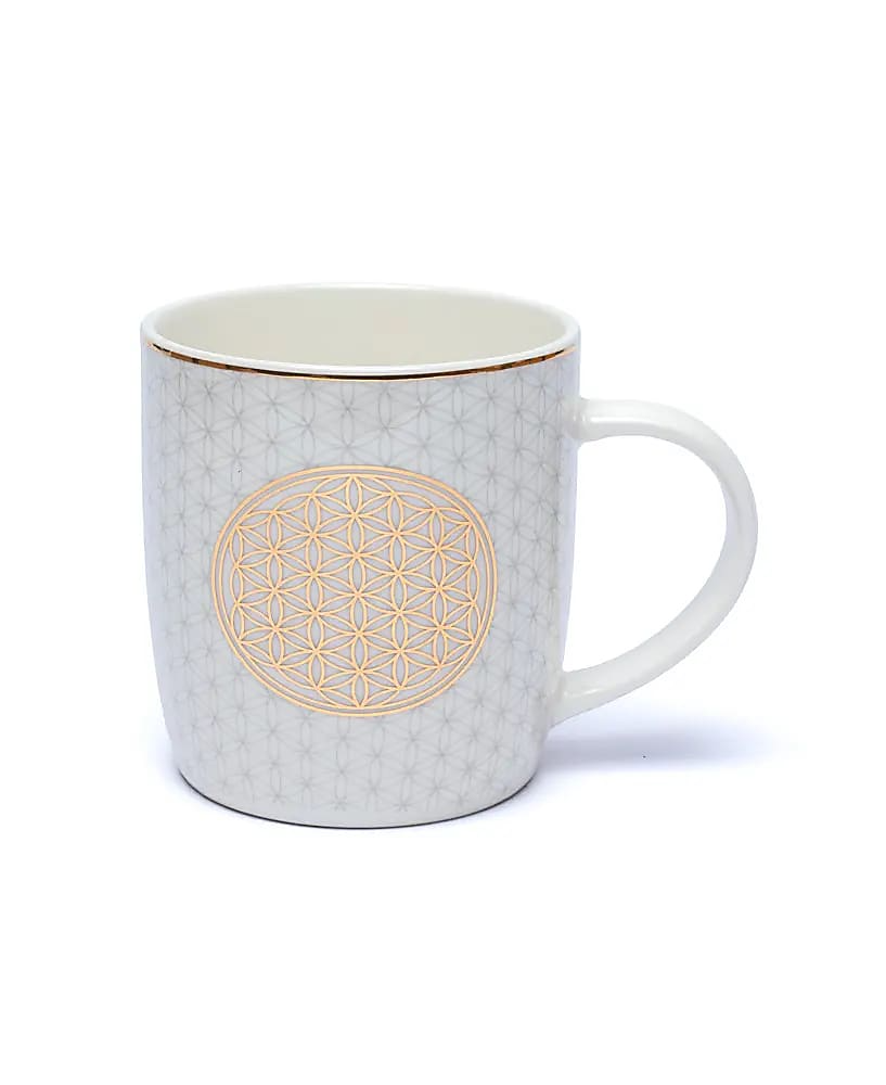 Taza de Té con Infusor Flor de la Vida