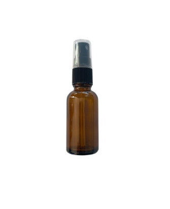 Bote con Espray Ámbar, 30 ml