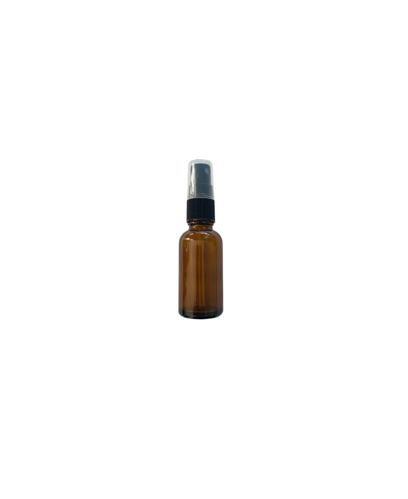 Bote con Espray Ámbar, 30 ml
