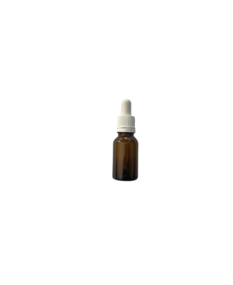Bote con Gotero Ámbar, 15 ml