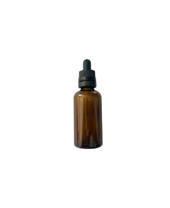 Bote con Gotero Ámbar, 50 ml