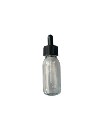 Bote con Gotero Ancho Tranparente, 100 ml
