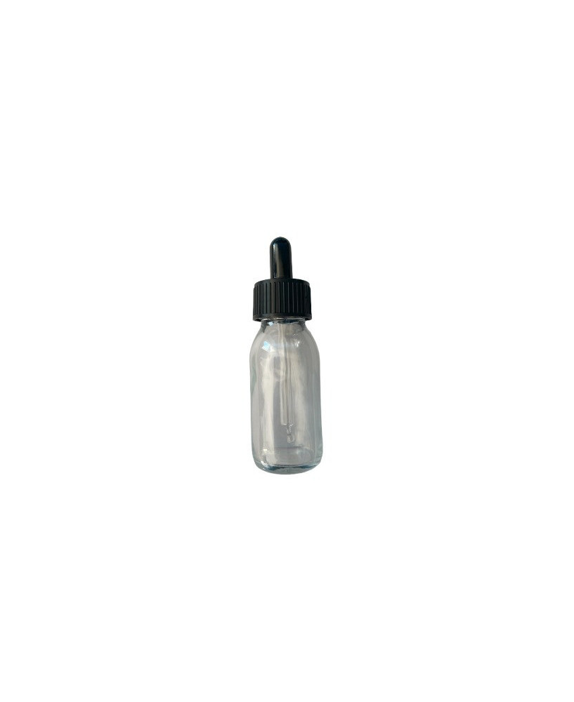 Bote con Gotero Ancho Tranparente, 60 ml