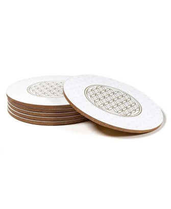 6 Posavasos Flor de la Vida