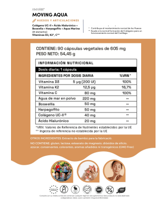 Moving Aqua, 30 Caps.