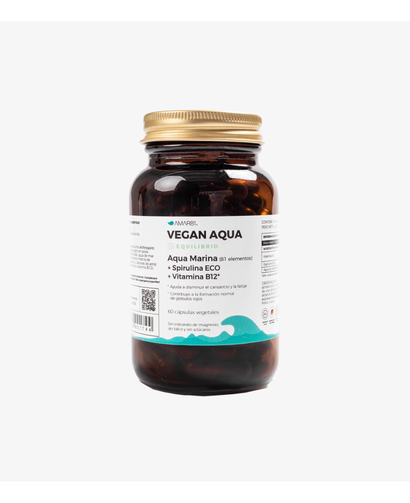 Vegan Aqua, 60 Caps.