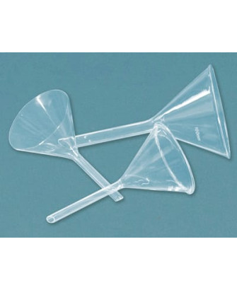 Embudo de vidrio, 90 mm Marca Endo Glassware.