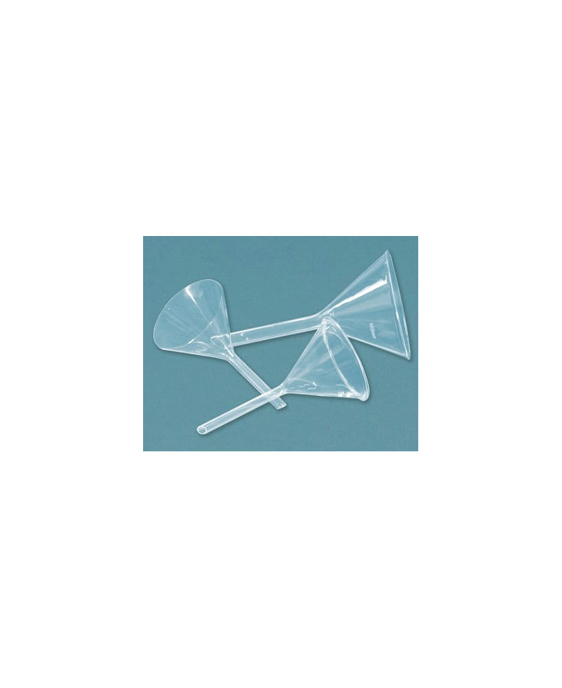 Embudo de vidrio, 90 mm Marca Endo Glassware.