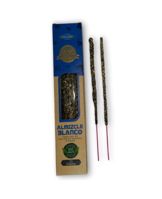 Incienso Ullas de Almizcle Blanco- White Musk - Hecho a mano - 25gr - 