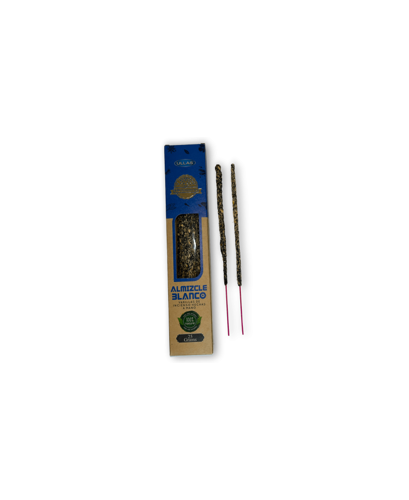 Incienso Ullas de Almizcle Blanco- White Musk - Hecho a mano - 25gr - 
