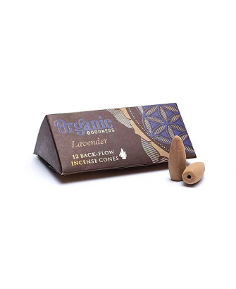 Conos de incienso de reflujo organic lavanda