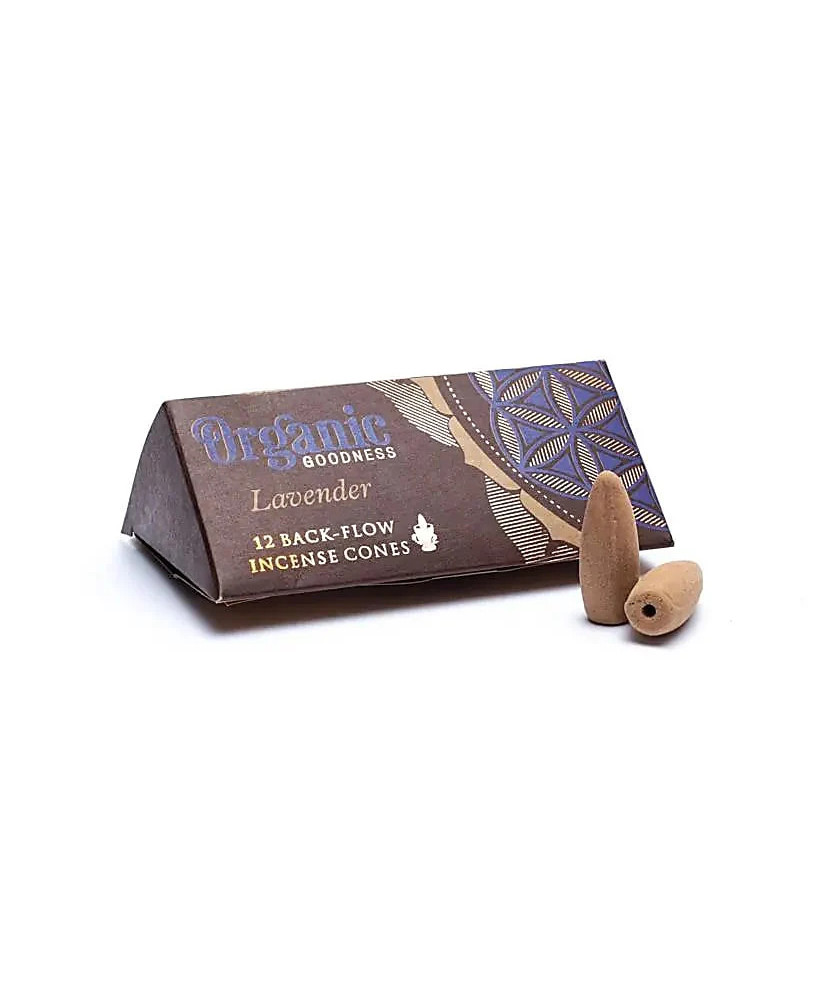 Conos de incienso de reflujo organic lavanda