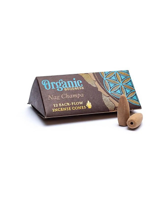 CONOS INCIENSO REFLUJO ORGANIC NAG CHAMPA- 24GR