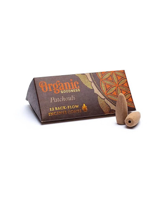 CONOS INCIENSO REFLUJO ORGANIC PACHULI- 24GR