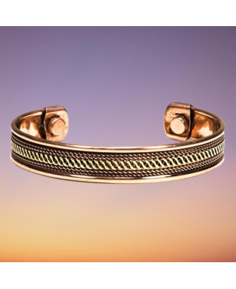 Pulsera de Cobre Magnética, Espiral