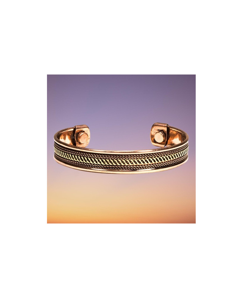 Pulsera de Cobre Magnética, Espiral