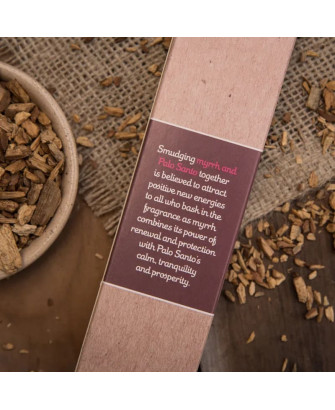 INCUENSO DE PALO SANTO Y MIRRA