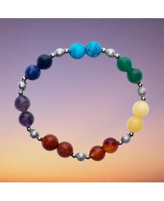 Pulsera Elástica 7 Chakras