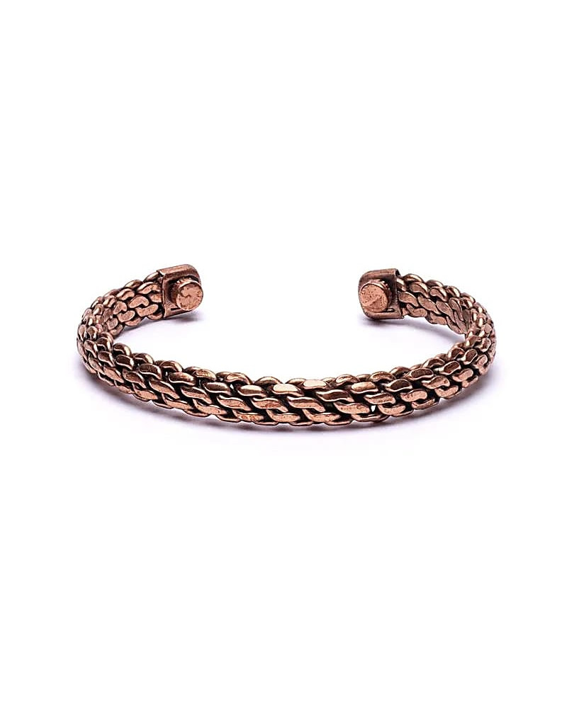 Pulsera magnética de cobre trenzada