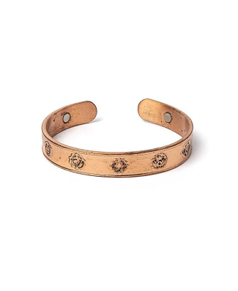 Pulsera magnética de cobre símbolos chakra