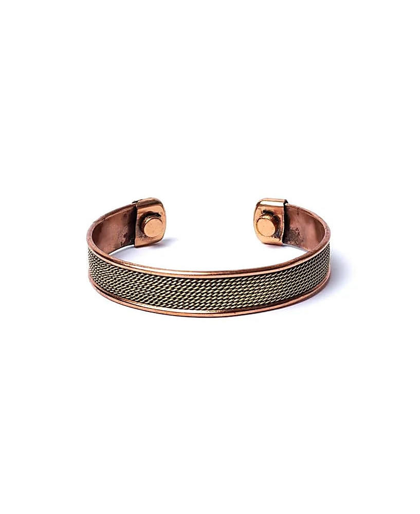 Pulsera magnética de cobre motivo cuerda