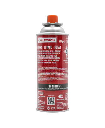 Cartucho Gas B250 (0,227 Kg.)