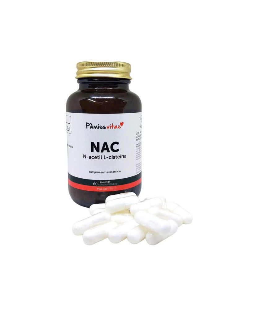 NAC N-acetil L-cisteína PV (60 cápsulas)