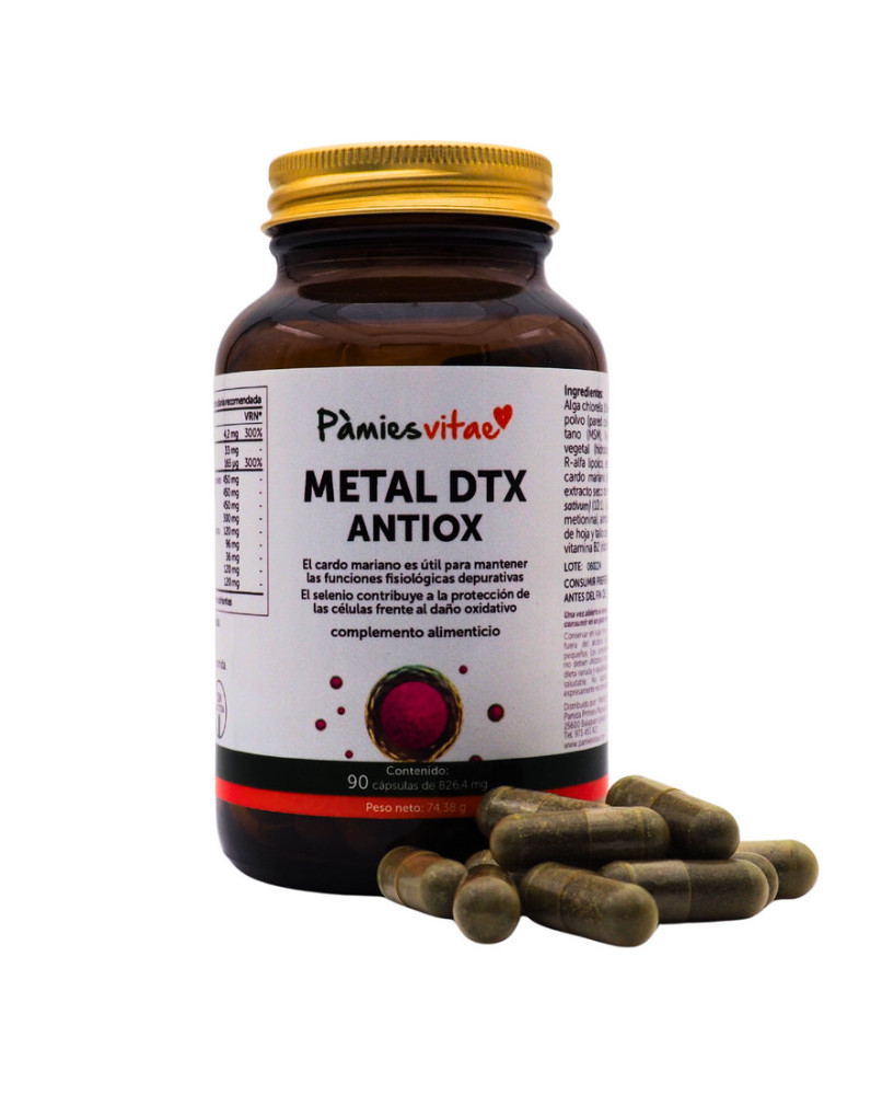 Metal DTX Antiox PV (90 cápsulas)