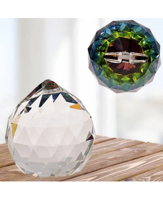 Atrapasol Cristal Arcoíris Bola Multicolor, 5 cm