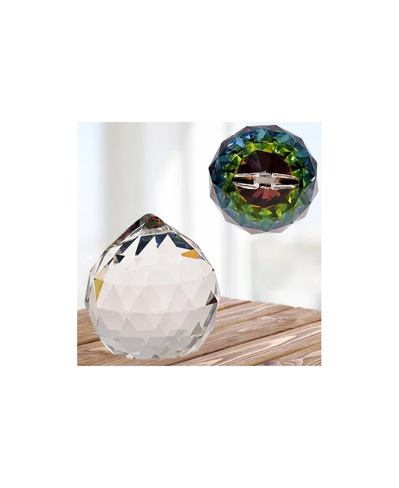 Atrapasol Cristal Arcoíris Bola Multicolor, 5 cm