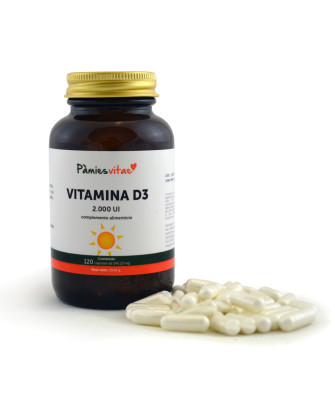 Vitamina D3 PV (120 cápsulas)