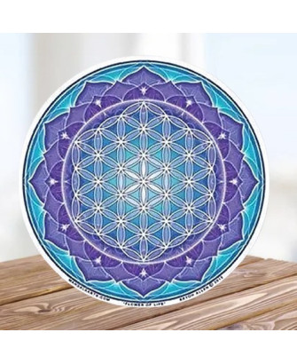 Pegatina con Madala de la Flor de la Vida