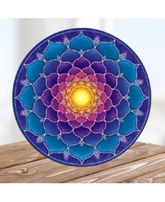 Pegatina de Mandala Sol Central