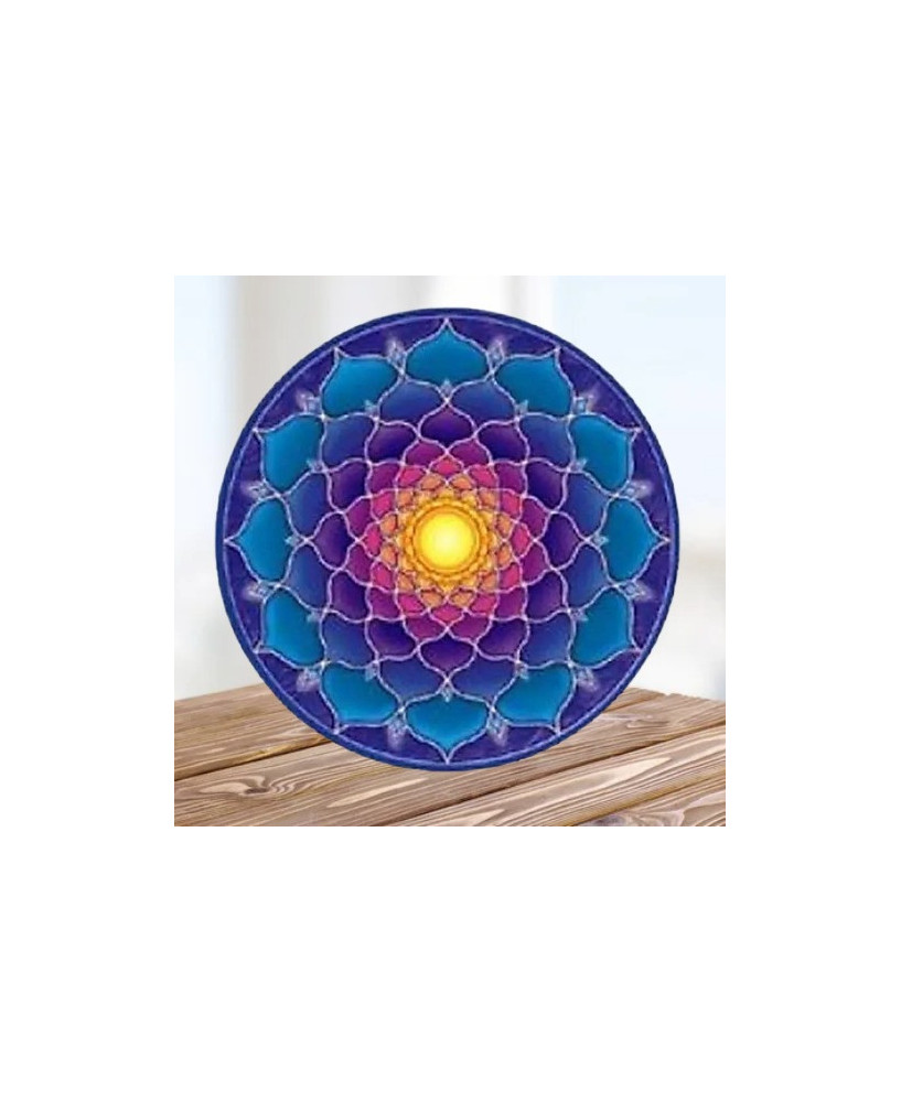 Pegatina de Mandala Sol Central