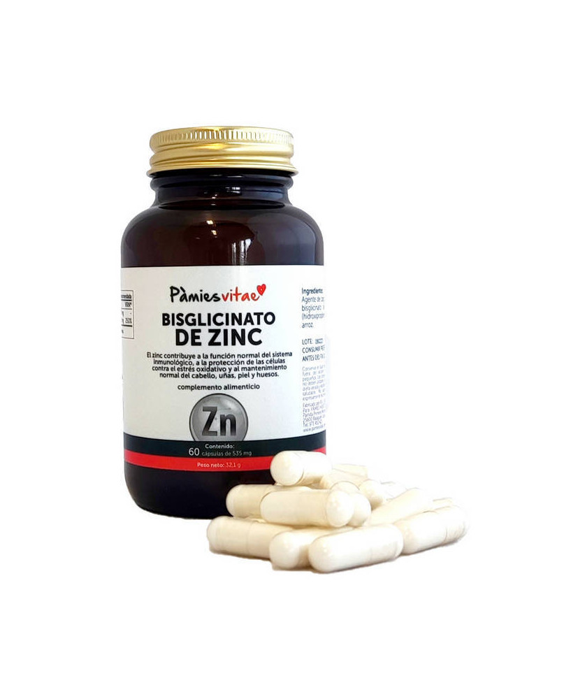 Zinc Bisglicinato (60 cápsulas)
