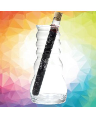 Tubo Purificador y energizador de Agua,  Shunguita y Cristal de Roca.