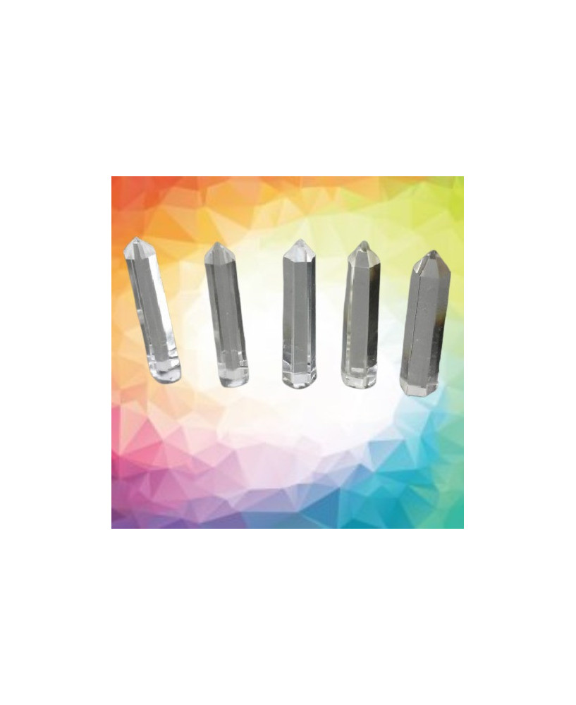 Punta generador de Cuarzo, Calidad Extra, 6/7,5 cm