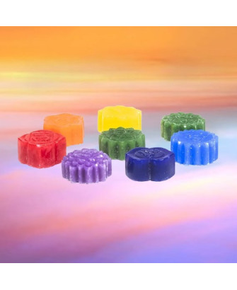Cera Perfumada de los 7 Chakras para Quemador de Esencias