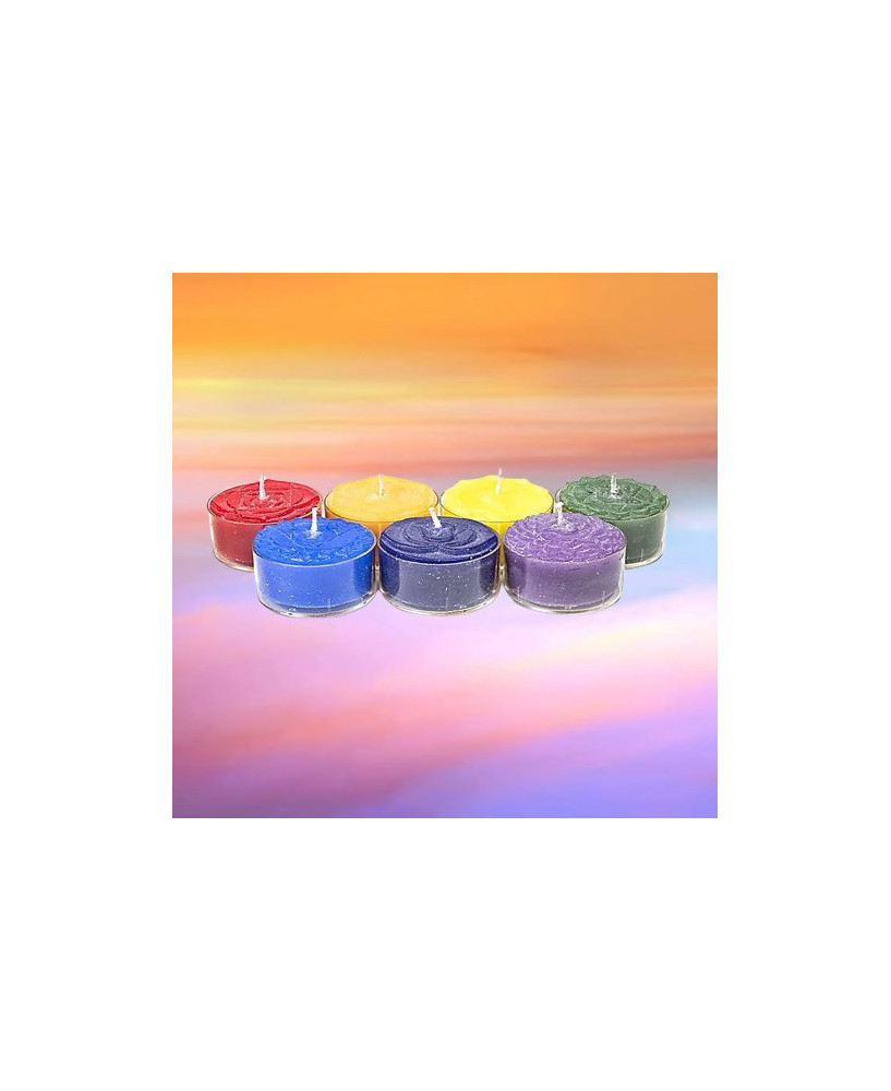 Conjunto de 7 Velas Perfumadas de los Chakras
