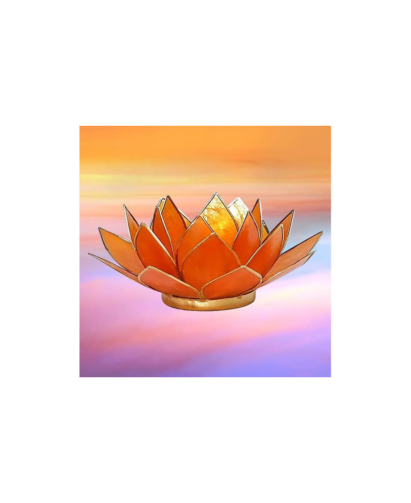 Candelario Flor de Loto Naranja