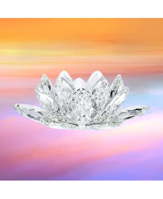 Candelario Flor de Loto de Cristal